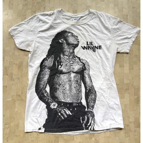 h.i.p. Other - Lil Wayne Weezy Rap Hip Hop Tee T Shirt Size Medium Y2K Band Tee Gildan